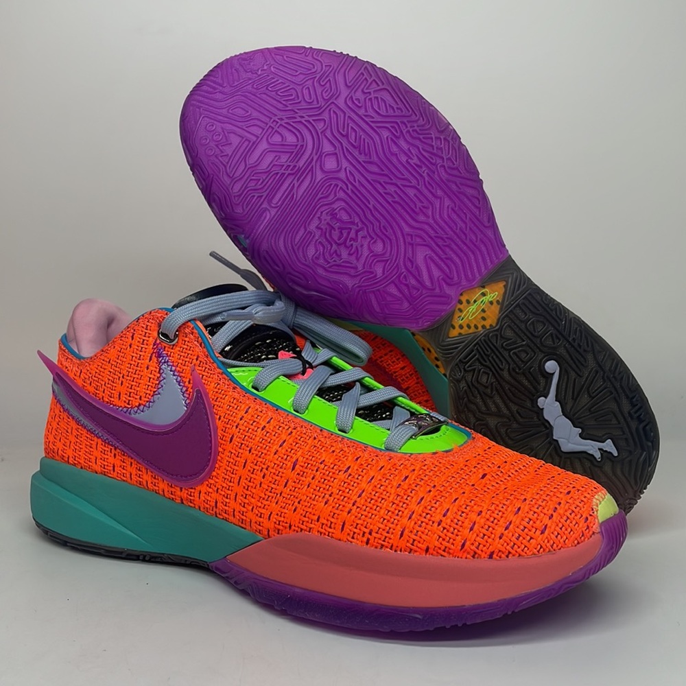 Mens Nike LeBron XX 20 Orange/Purple DJ5423-800